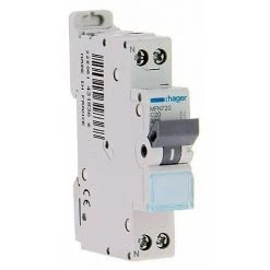 LOT DE 5 // HAGER Disjoncteur 20A Ph+N Courbe C 3kA 230V - MFN720 -France HAGER Soldes Boutique 29230732 3