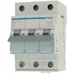 HAGER Disjoncteur 20A Caractéristique B 6kA