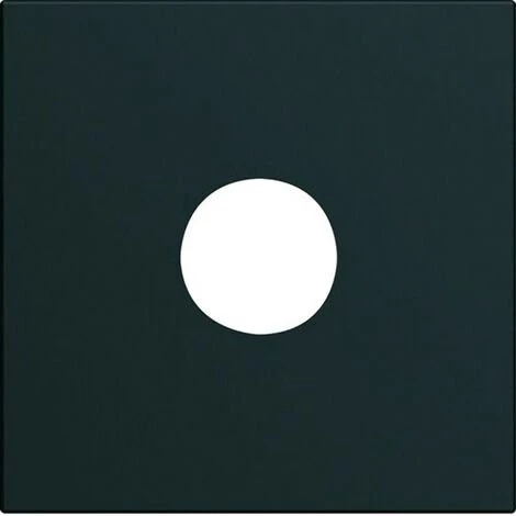 Enjoliveur Prise TV Hager Gallery - 2 Modules - Noir - Noir 1 Enjoliveur Prise TV Hager Gallery - 2 Modules - Noir - Noir