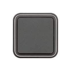 HAGER Cubyko Interrupteur Vaetvient Encastré Gris IP55 - Autre