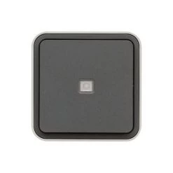HAGER Cubyko Interrupteur Vaetvient Témoin Avec Neutre Saillie Gris IP55 - Autre