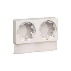 HAGER Ateha Support Double Pour ATA12x2030 Pure