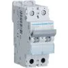 Interrupteur Magnétothermique Hager 2P 20A 6 KA C 2 Modules MCA220