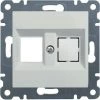 HAGER Lumina | Support Double KEYSTONE JACK Blanc Polaire WL2320