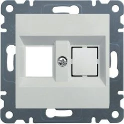 HAGER Lumina | Support Double KEYSTONE JACK Blanc Polaire WL2320