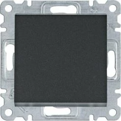 HAGER Lumina | Interrupteur Noir WL0023