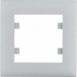 HAGER Lumina Intense | Cadre 1 élément Argent WL5512