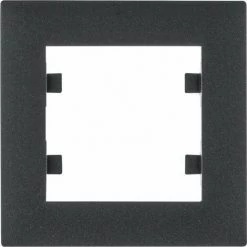 HAGER Lumina Intense | Cadre 1 élément Noir WL5513