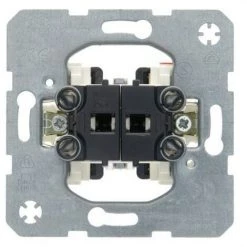 HAGER BERKER | Mécanisme Double Interrupteur à Bascule 10A/250V 3035