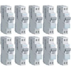 Kit Interrupteurs Magnétothermiques Hager 1P+N 16A 4,5KA C 1 Module MJN516A