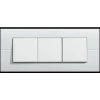 Hager WS411 - Systo 6M Plaque Horizontale Entraxe 57 Blanc - BLANC