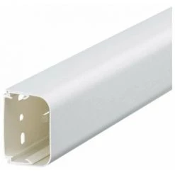 HAGER Goulotte 75x125 - Pour Climatisation Et Pompe à Chaleur - Blanc