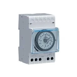 HAGER EH110 TAGESSCHALTUHR, 1W/16A, 3PLE, ANALOG