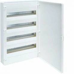 HAGER VS418PES | Panneau électrique VF Golf Surface 4 Rangées 72 Modules Blanc Opaque+QC