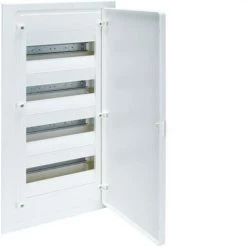 HAGER VF412PE | Tableau électrique Encastrable VF Golf 4 Rangées 48 Modules Blanc Opaque+bandeau