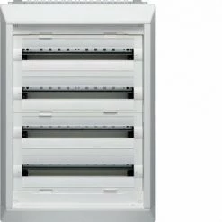 HAGER FU42DN | Tableau électrique Encastré VEGA-D 4 Rangées 96 Modules Sans Porte