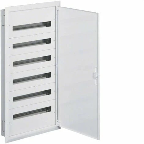 HAGER FW624FT | Tableau électrique Encastré FW2 à 6 Rangées 24 Modules 1 HAGER FW624FT | Tableau électrique Encastré FW2 à 6 Rangées 24 Modules