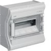 HAGER VE110E | Boîte De Distribution De Surface Vector VE Avec 1 Rangée 8+2 IP55
