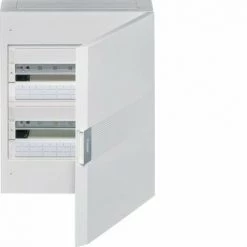 HAGER VB218PE | Tableau électrique En Saillie VEGA VB 2 Rangées Avec 18 Modules Porte Opaque