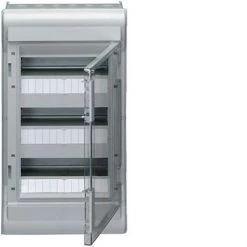 HAGER VE312E | Boîte De Distribution De Surface Vector VE à 3 Rangées 36 IP55