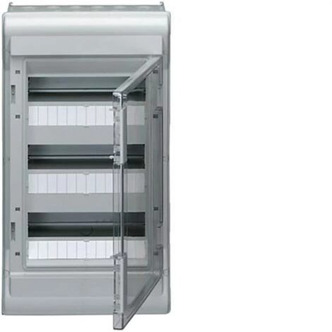 HAGER VE312E | Boîte De Distribution De Surface Vector VE à 3 Rangées 36 IP55 1 HAGER VE312E | Boîte De Distribution De Surface Vector VE à 3 Rangées 36 IP55