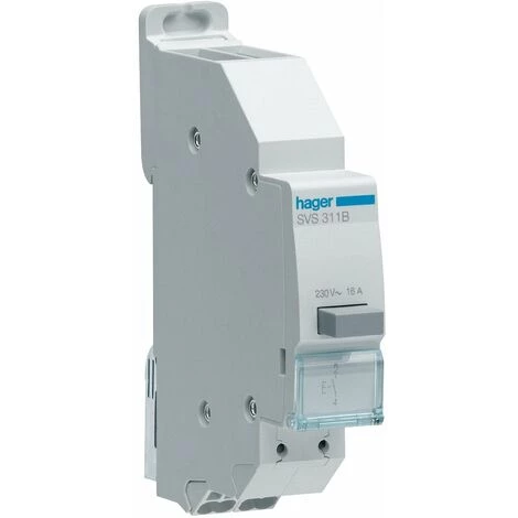 HAGER Bouton Poussoir 2f Dble Svn371 1 HAGER Bouton Poussoir 2f Dble Svn371