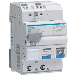 HAGER ARF910D AFDD/FI-LS 1P+N B-10A 30MA TYPA