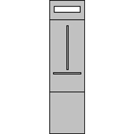 HAGER ZU21A EINBAUSATZ, UNIV.Z, HÖHE 900MM, 1-ZP. 1 HAGER ZU21A EINBAUSATZ, UNIV.Z, HÖHE 900MM, 1-ZP.