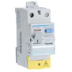 Hager CFC125F Interrupteur Différentiel 1P+N 25A 300mA - Gris