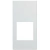 Hager WXD201B Enjoliveur Prise Rj45 Gallery Sans Porte-étiquette 1mod. Pure - Blanc