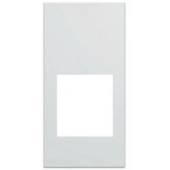 Hager WXD201B Enjoliveur Prise Rj45 Gallery Sans Porte-étiquette 1mod. Pure - Blanc
