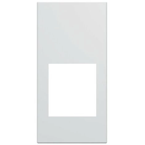 Hager WXD201B Enjoliveur Prise Rj45 Gallery Sans Porte-étiquette 1mod. Pure - Blanc 1 Hager WXD201B Enjoliveur Prise Rj45 Gallery Sans Porte-étiquette 1mod. Pure - Blanc