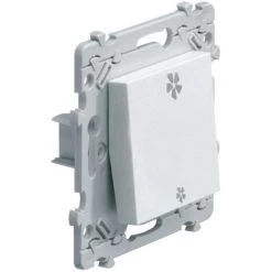 HAGER Interrupteur Vaetvient De VMC Essensya Blanc