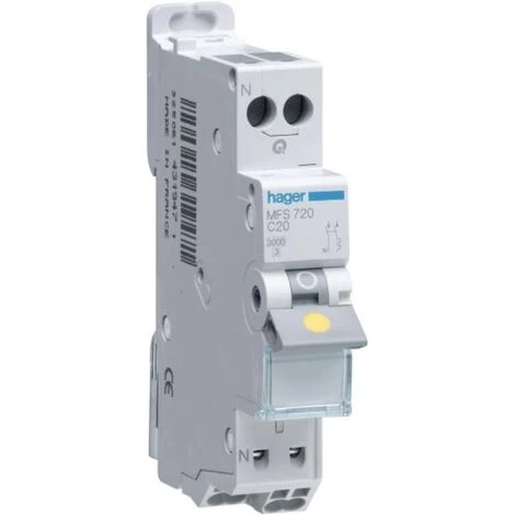 HAGER Disjoncteur 1PN 3kA C2A 1M 2 HAGER Disjoncteur 1PN 3kA C2A 1M – Image 2