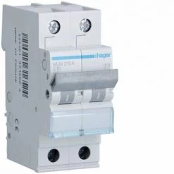 HAGER MUN210A | Disjoncteur 2P 10A Courbe-C 6kA
