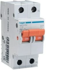 HAGER MN240V | Disjoncteur MN 2P 40A Courbe C