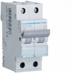 HAGER MUN240A | Disjoncteur 2P 40A Courbe-C 6kA