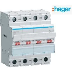 Interrupteur De Coupure - 4 Pôles - 40A Hager SBN440