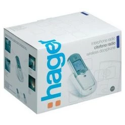 HAGER Kit Interphonie Sans Fil 1 Logement 1 Bouton