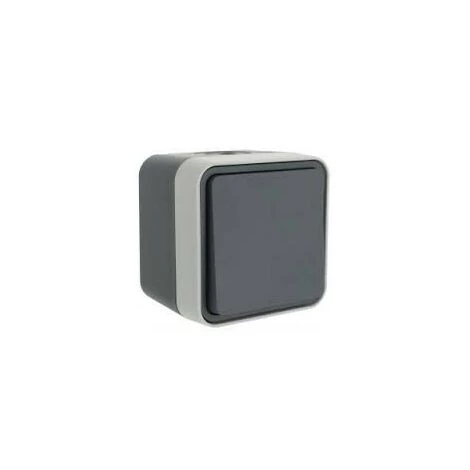 Poussoir à Fermeture étanche Cubyko Complet En Saillie - Gris - WNC020- Hager 2 Poussoir à Fermeture étanche Cubyko Complet En Saillie - Gris - WNC020- Hager – Image 2