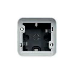 Boîte En Saillie Cubyko Pour Mécanisme Associable - 1poste - Gris - WNA681- Hager