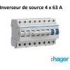 HAGER Inverseur De Source Triphasé 63A