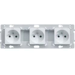 Prise 3 Postes - Triple - 2P+T - Essensya - Hager -France HAGER Soldes Boutique 61114531 3