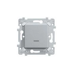 Interrupteur Va Et Vient - Avec Témoin - Blanc Ou Titane - Essensya - Hager