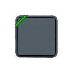 HAGER Cubyko Poussoir 1O/1F Associable Gris IP55 (WNA022)