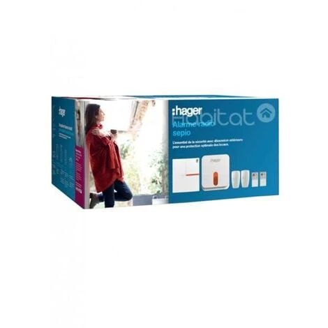 Pack Alarme SEPIO ANIMAUX RLP305F Avec Sirene Exterieure - Logisty Hager - RLP305F 1 Pack Alarme SEPIO ANIMAUX RLP305F Avec Sirene Exterieure - Logisty Hager - RLP305F