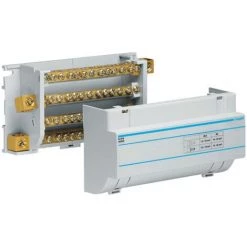 Hager 4P 160A 12 Connexions Distributeur Modulaire à Barre Fixe KJ01D