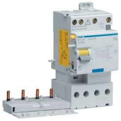 Bloc Différentiel Double Sortie 4P 25A 30mA Type AC / HAGER