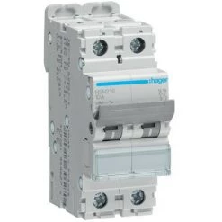 Disj.2P 25kA D-16A 2m - DISJONCTEURS MULTI. HAGER NSN216