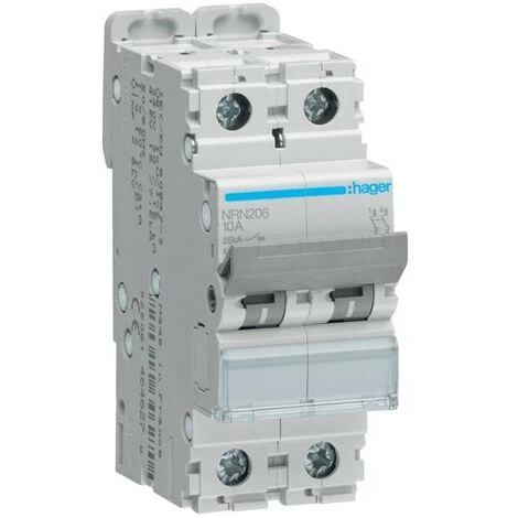 Disj.2P 25kA C-6A 2m - DISJONCTEURS MULTI. HAGER NRN206 2 Disj.2P 25kA C-6A 2m - DISJONCTEURS MULTI. HAGER NRN206 – Image 2